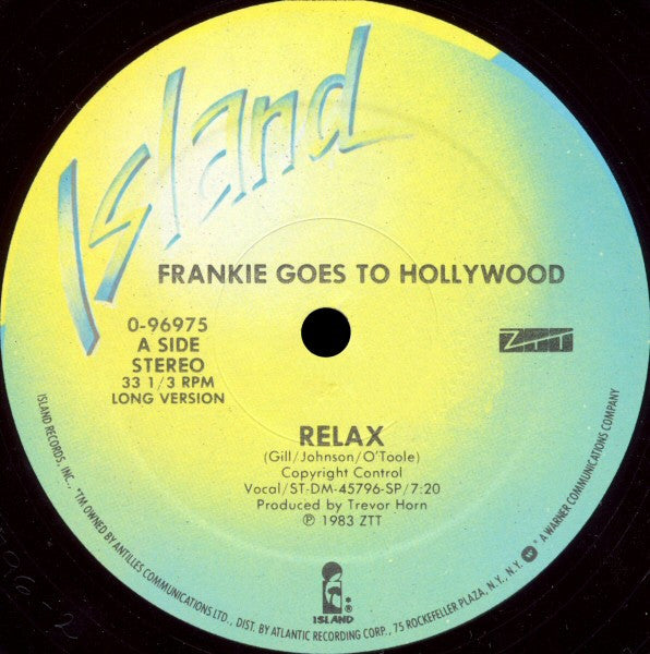 Frankie Goes To Hollywood : Relax (12", RP, SRC)