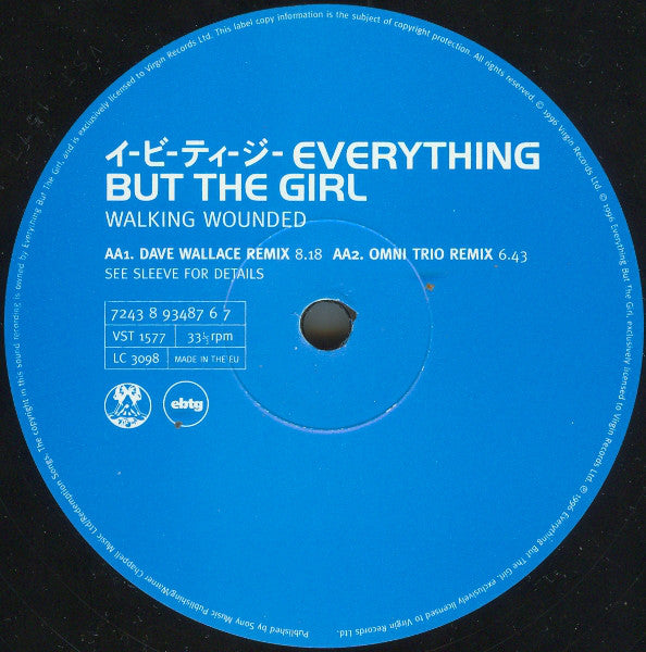 Everything But The Girl : Walking Wounded (12")