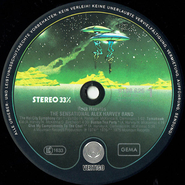 The Sensational Alex Harvey Band : Rock Heavies (LP, Comp)