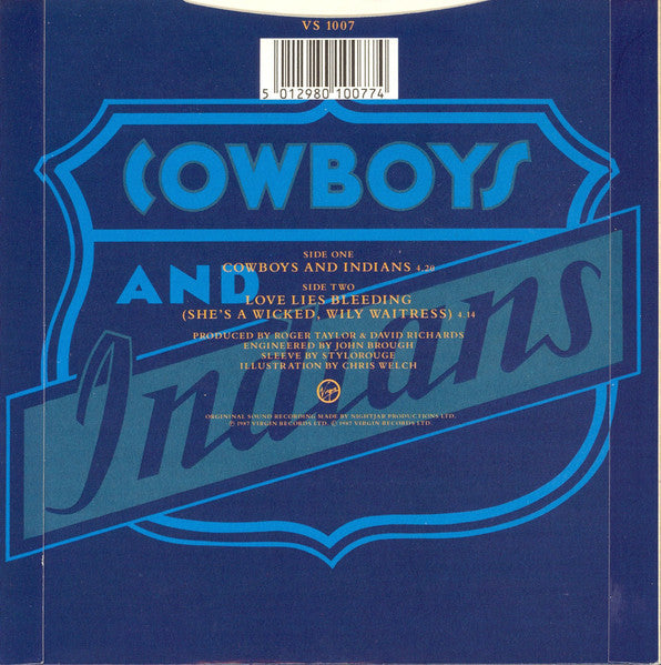 The Cross (3) : Cowboys And Indians (7", Single)