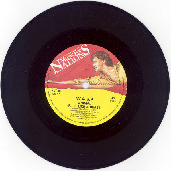 W.A.S.P. : Live Animal (F**k Like A Beast) (7", Single)