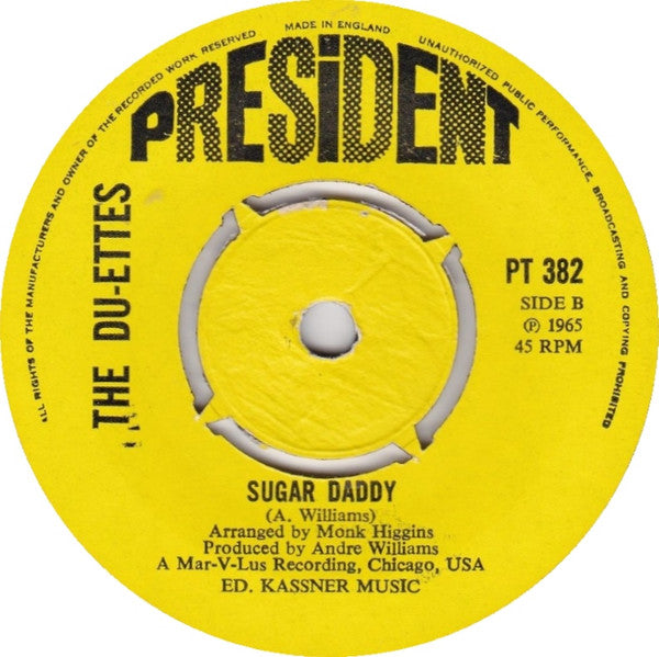 The Du-Ettes : Every Beat Of My Heart (7")