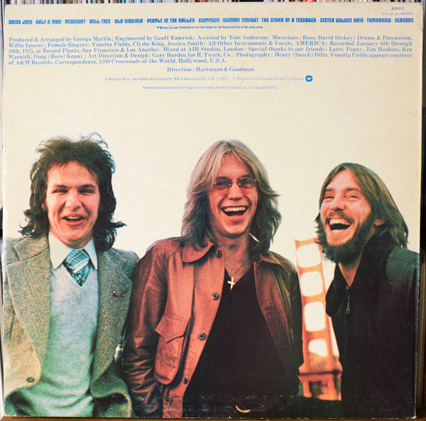 America (2) : Hearts (LP, Album)