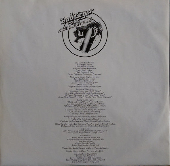 Bob Seger And The Silver Bullet Band : Stranger In Town (LP, Album)