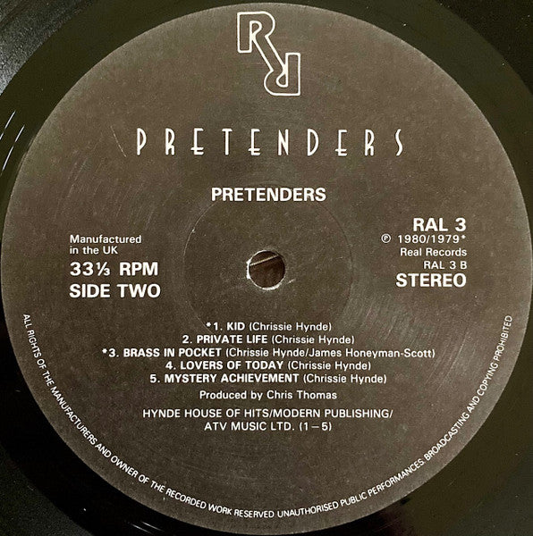 The Pretenders : Pretenders (LP, Album, WEA)