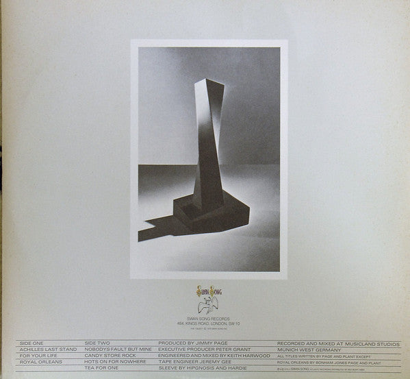 Led Zeppelin : Presence (LP, Album, RP, Gat)
