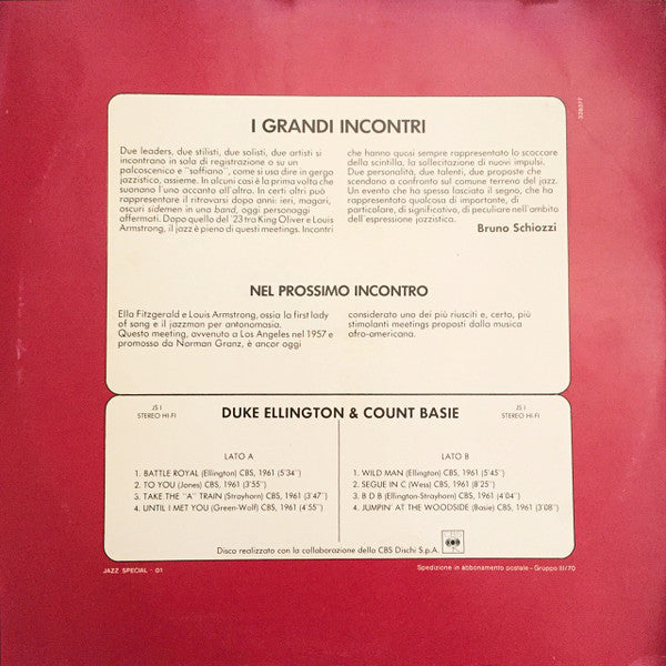 Count Basie & Duke Ellington : Count Basie & Duke Ellington (LP, RE)