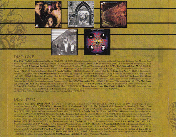 Edgar Broughton Band* : The Harvest Years 1969 - 1973 (4xCD, Comp)
