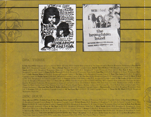 Edgar Broughton Band* : The Harvest Years 1969 - 1973 (4xCD, Comp)