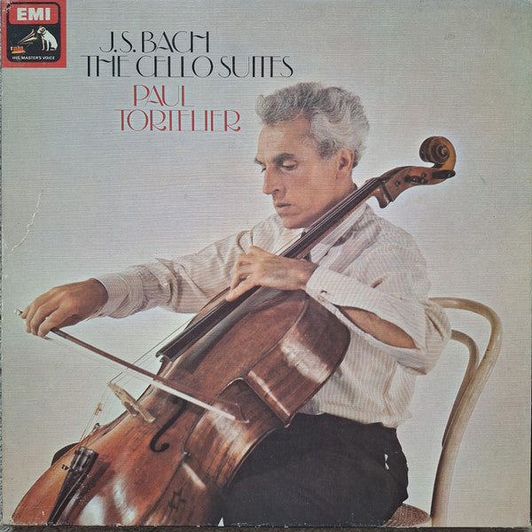 J.S. Bach*, Paul Tortelier : The Cello Suites (3xLP, RE, RP, Lat + Box)