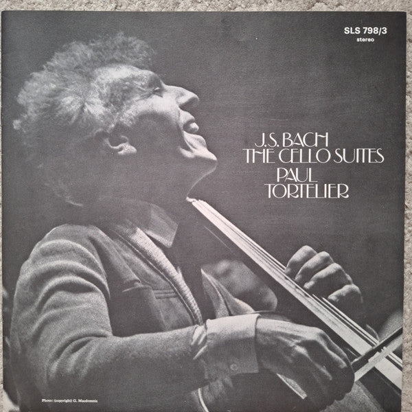 J.S. Bach*, Paul Tortelier : The Cello Suites (3xLP, RE, RP, Lat + Box)