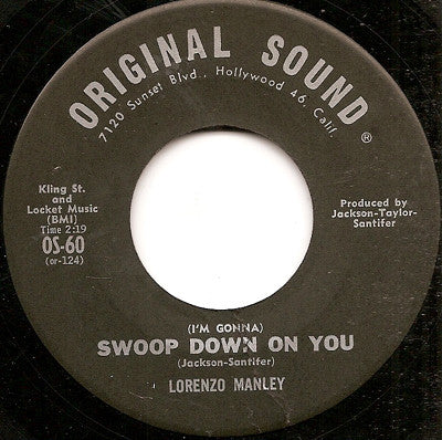 Lorenzo Manley : To Prove My Love (7")