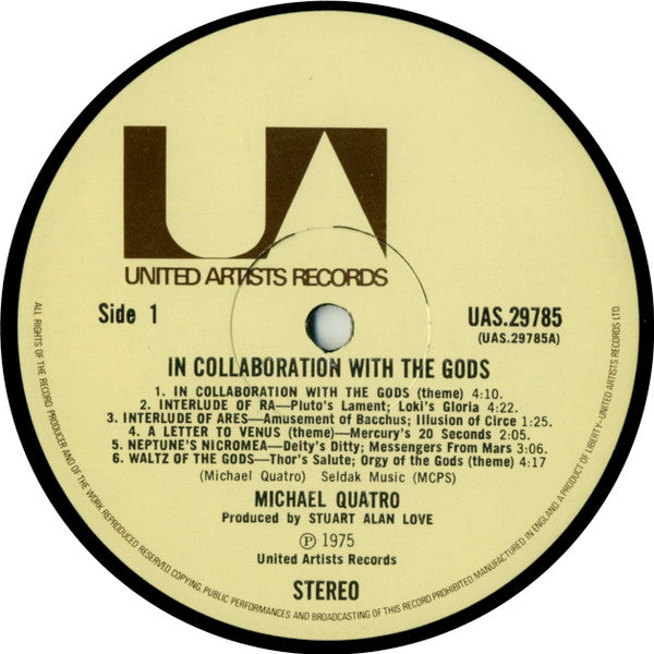Michael Quatro : In Collaboration With The Gods (LP, Album)