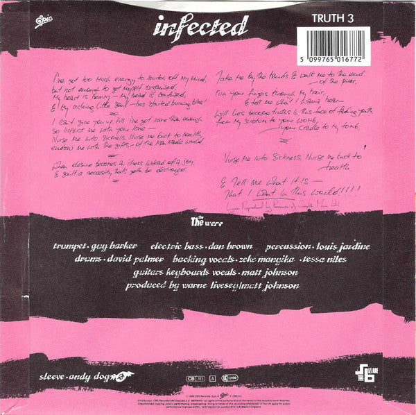 The The : Infected (DJ Edit) (7", Single)