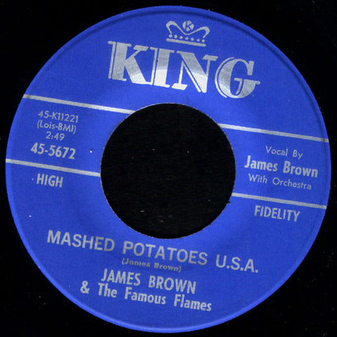 James Brown & The Famous Flames : Mashed Potatoes U.S.A. / You Don't Have To Go (7")