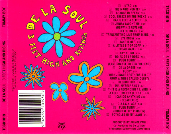 De La Soul : 3 Feet High And Rising (CD, Album, RE)
