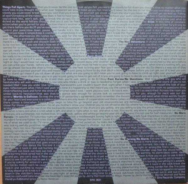 Jerry Harrison : The Red And The Black (LP, Album)