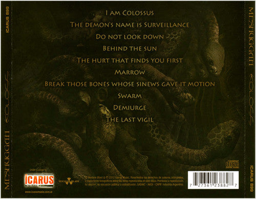 Meshuggah : Koloss (CD, Album)