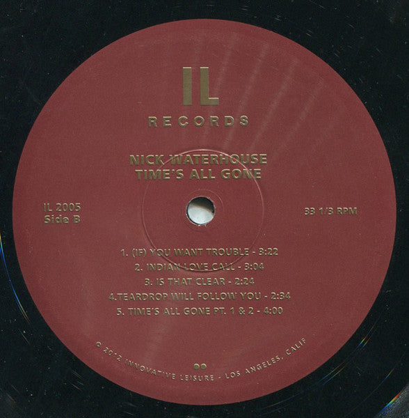 Nick Waterhouse (2) : Time's All Gone (LP, Album)