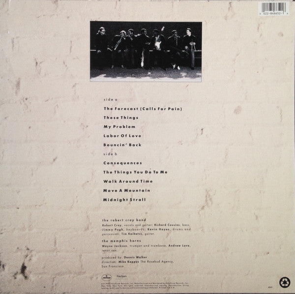 Robert Cray : Midnight Stroll (LP, Album, 49 )