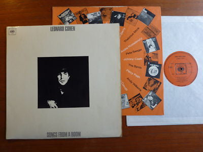Leonard Cohen : Songs From A Room (LP, Album, Mono)