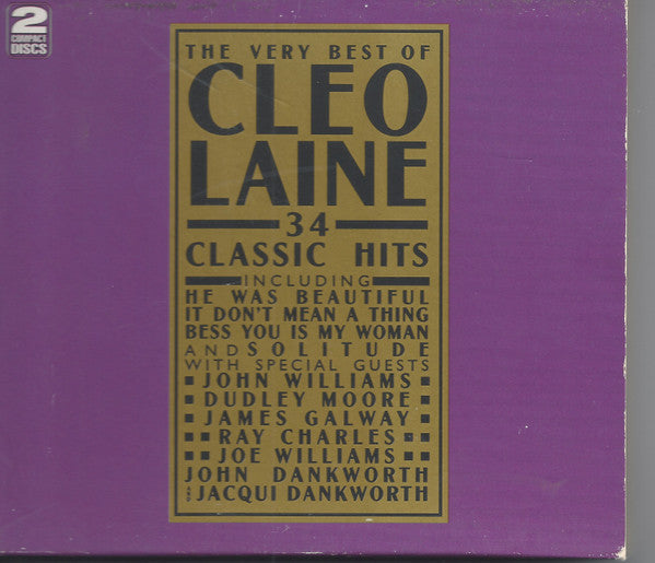 Cleo Laine : The Very Best Of Cleo Laine (2xCD, Album, Comp)