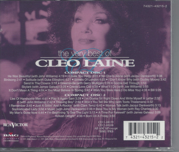 Cleo Laine : The Very Best Of Cleo Laine (2xCD, Album, Comp)