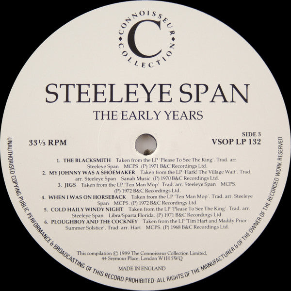 Steeleye Span : The Early Years (2xLP, Comp, Gat)