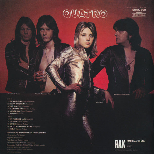 Suzi Quatro : Quatro (CD, Album, RE)