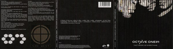 Octave One : The Theory Of Everything (CD, Album)