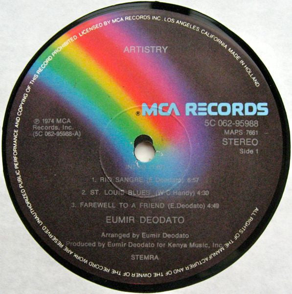 Deodato* : Artistry (LP, Album)