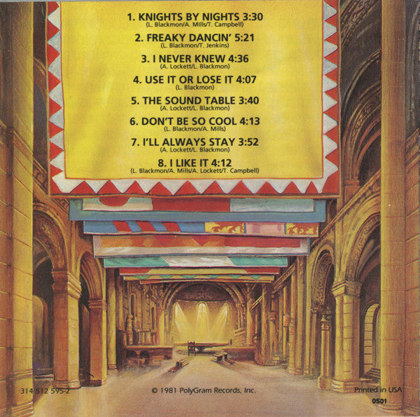 Cameo : Knights Of The Sound Table (CD, Album, RE, RM)