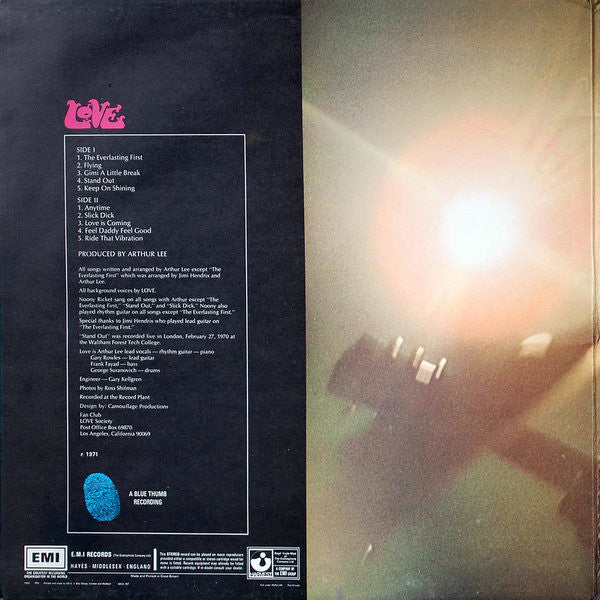 Love : False Start (LP, Album)