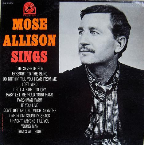 Mose Allison : Mose Allison Sings (LP, Album, Comp, Mono, RE)