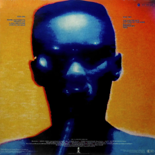 Grace Jones : Warm Leatherette (LP, Album, RE)