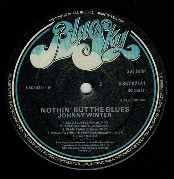 Johnny Winter : Nothin' But The Blues (LP, Album)
