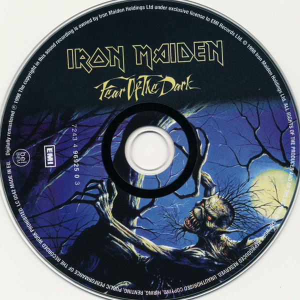 Iron Maiden : Fear Of The Dark (CD, Album, Enh, RE, RM, RP, Med)