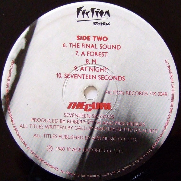 The Cure : Seventeen Seconds (LP, Album)