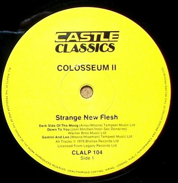 Colosseum II : Strange New Flesh (LP, Album, RE)