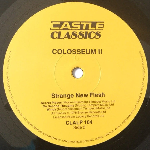 Colosseum II : Strange New Flesh (LP, Album, RE)