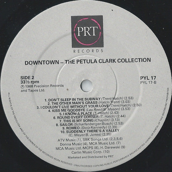 Petula Clark : Downtown - The Petula Clark Collection (LP, Comp)