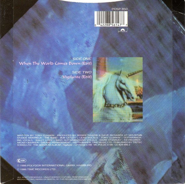 Magnum (3) : When The World Comes Down (Edit) (7", Single)