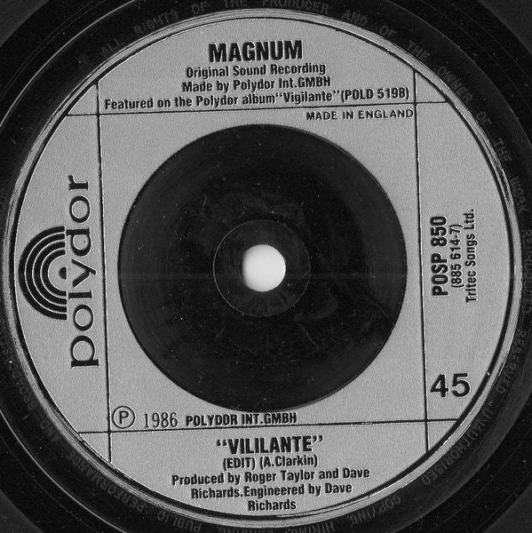Magnum (3) : When The World Comes Down (Edit) (7", Single)