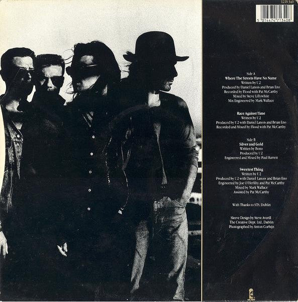 U2 : Where The Streets Have No Name (12", Single)