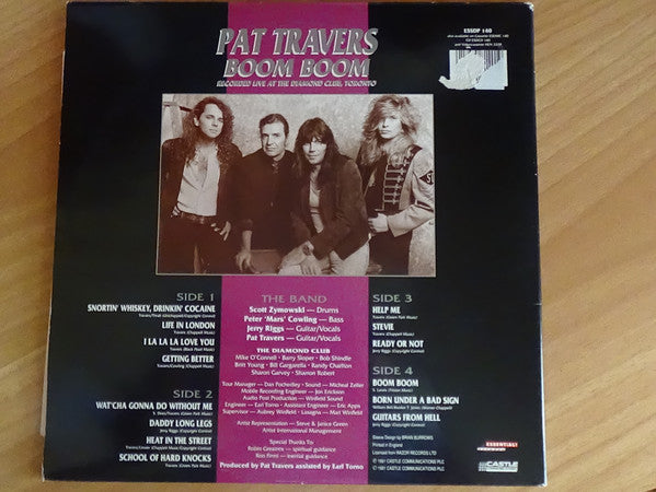 Pat Travers : Boom Boom (2xLP, Album, Gat)