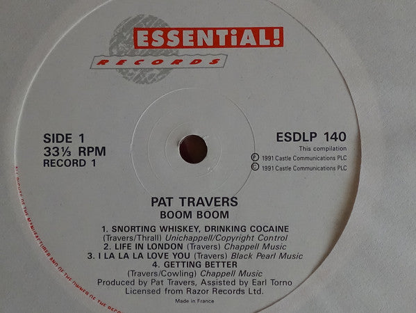 Pat Travers : Boom Boom (2xLP, Album, Gat)