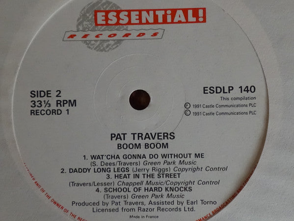 Pat Travers : Boom Boom (2xLP, Album, Gat)