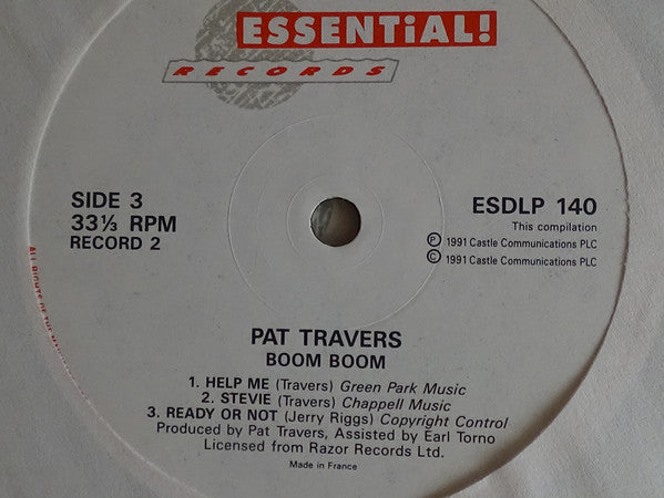Pat Travers : Boom Boom (2xLP, Album, Gat)