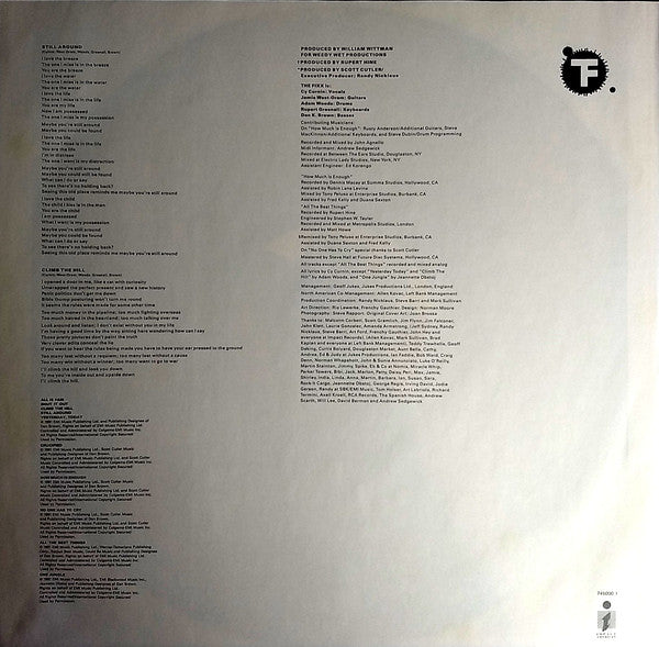 The Fixx : Ink. (LP, Album)