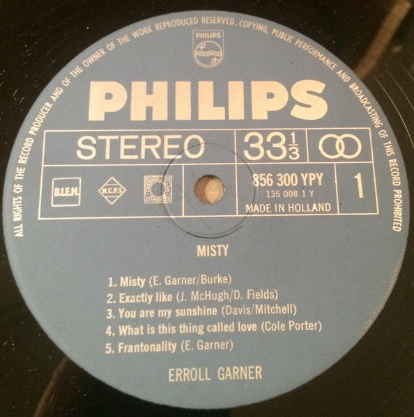 Erroll Garner : Misty (LP, Album)